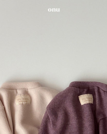 ［ONU］fleece cardigan