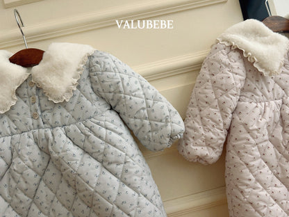 ［valubebe］sherbet flower padding suit