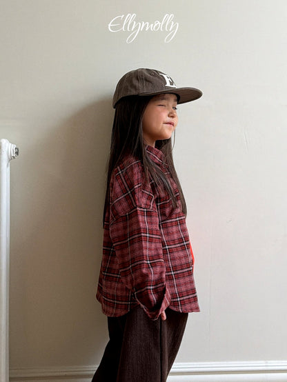 ［ellymolly］forest check shirt
