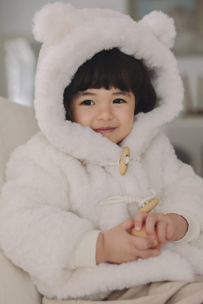 ［ONU］fur teddy coat