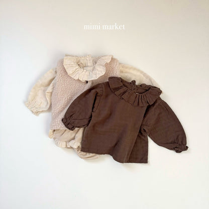 ［mimimarket］sia collar blouse
