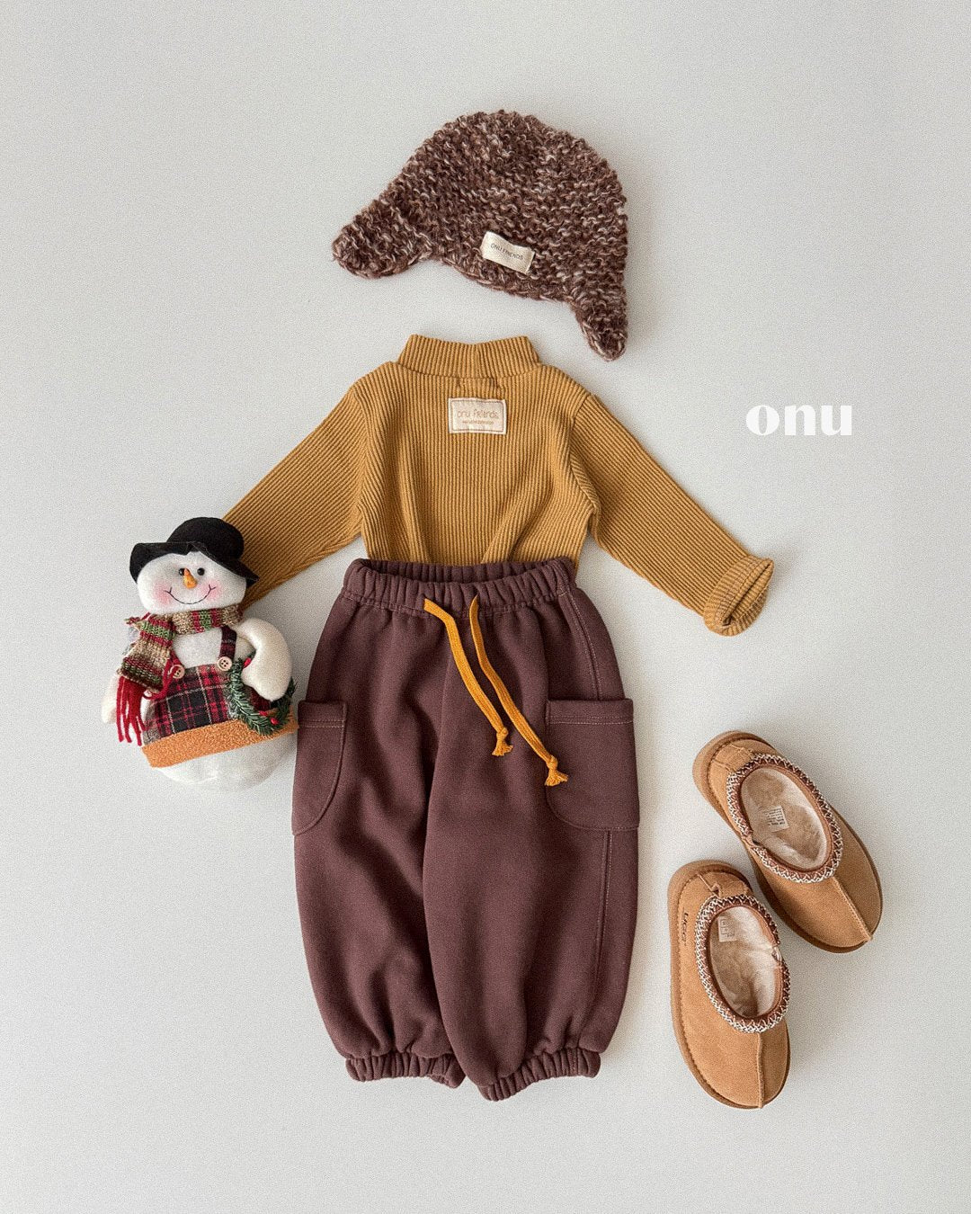 ［ONU］pocket jogger pants