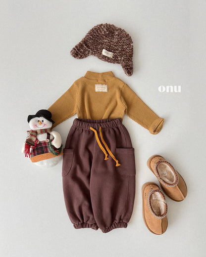 ［ONU］pocket jogger pants