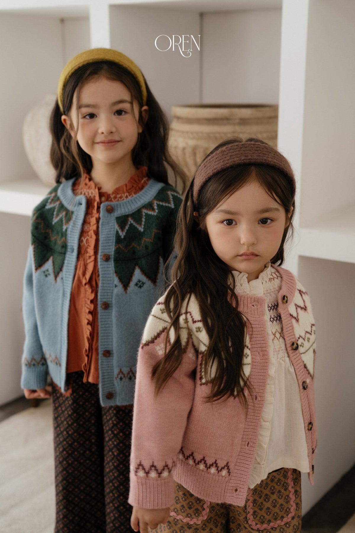 ［OREN］oslo reversible knit cardigan