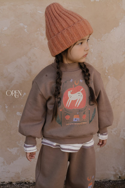 ［OREN］romy garden fleece set