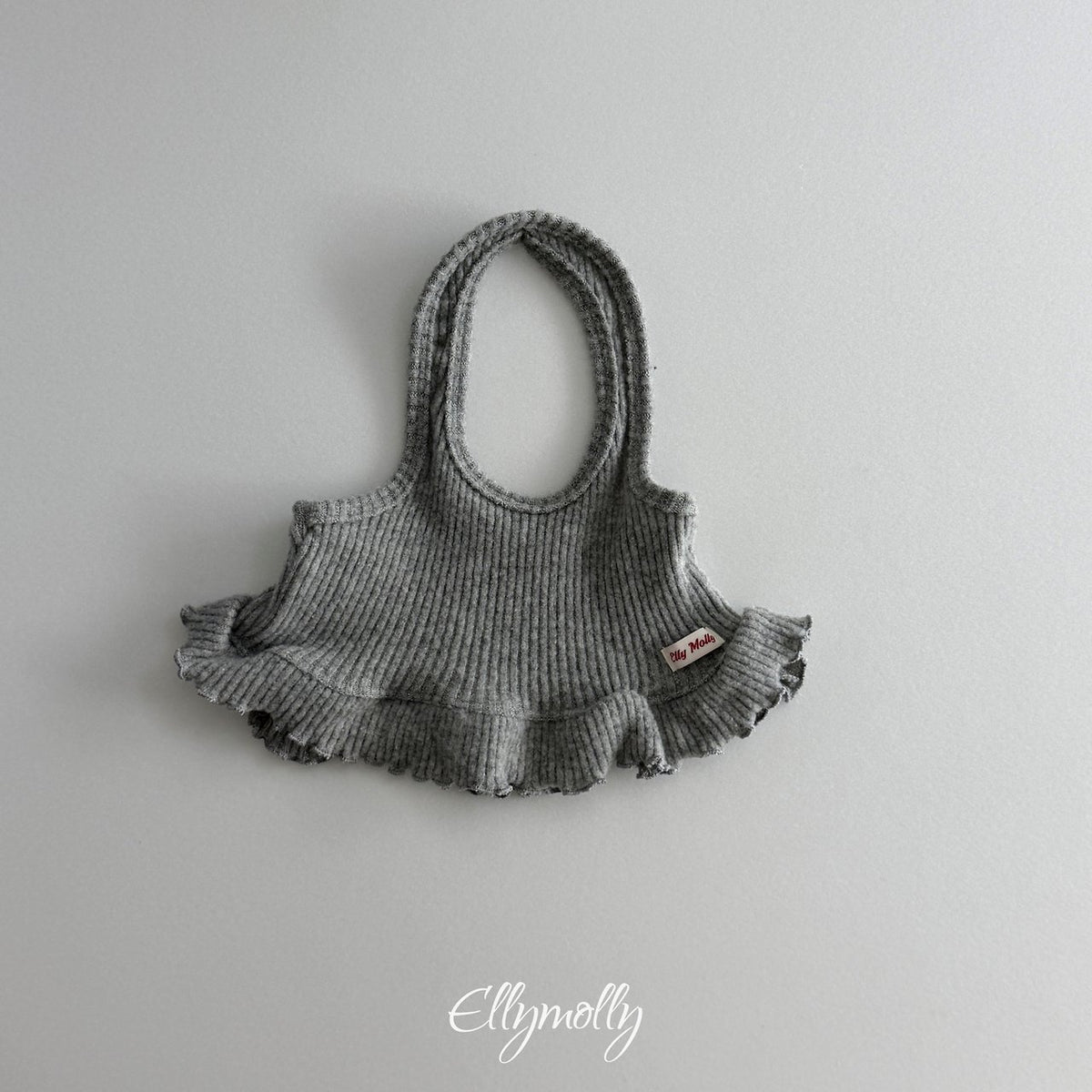 ［ellymolly］wool rib halter top