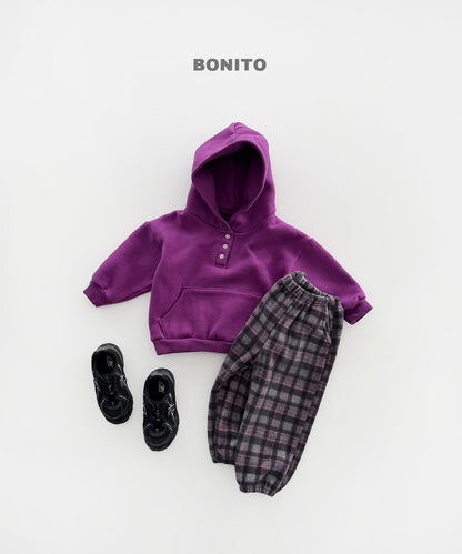 ［BONITO］stripe rib hoodie