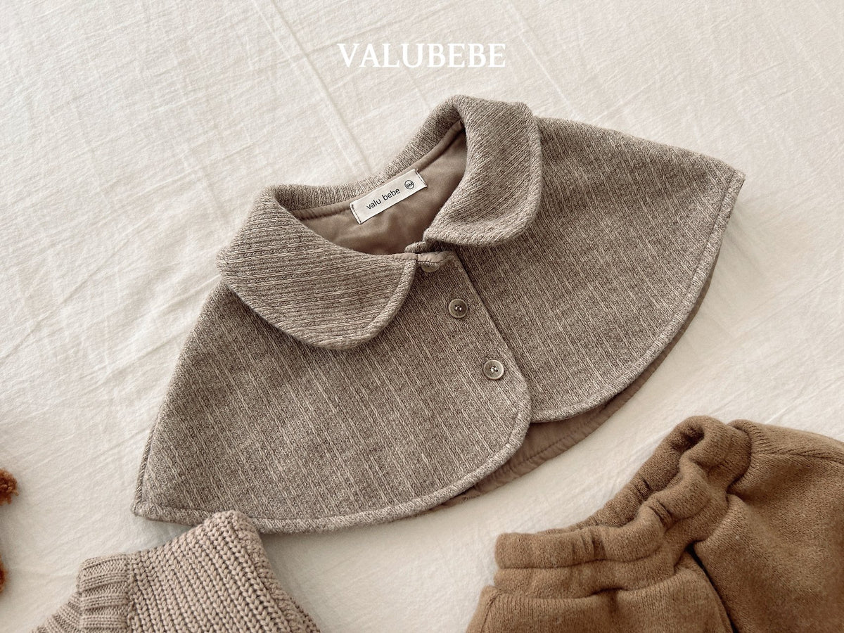 ［valubebe］furry collar cape