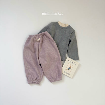［mimimarket］peach long sleeve tee