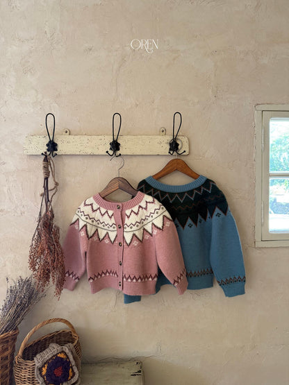 ［OREN］oslo reversible knit cardigan