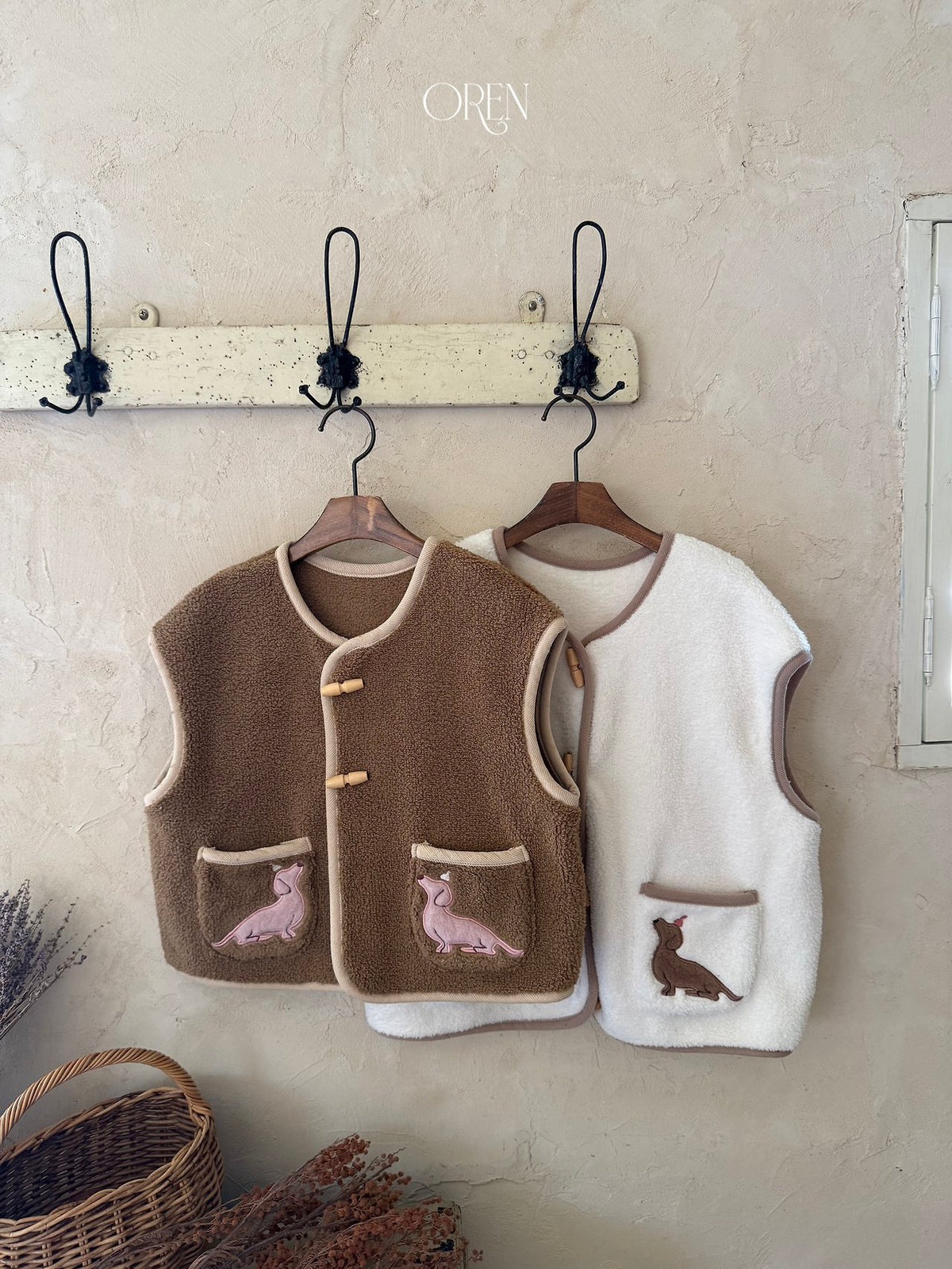 ［OREN］monceau fleece vest