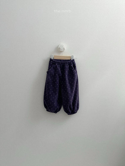 ［minirobe］fleece jogger pants