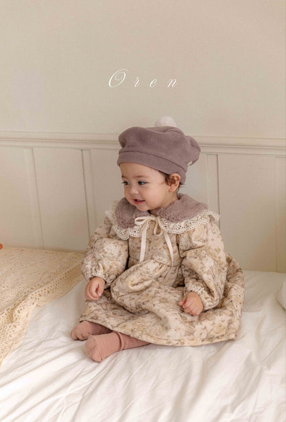 ［OREN］briel padded dress (3oz)