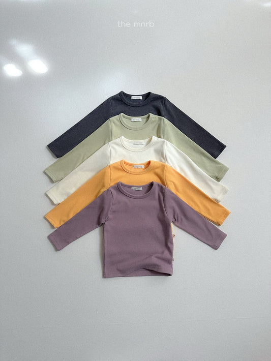 ［minirobe］yoplait ribbed t-shirt