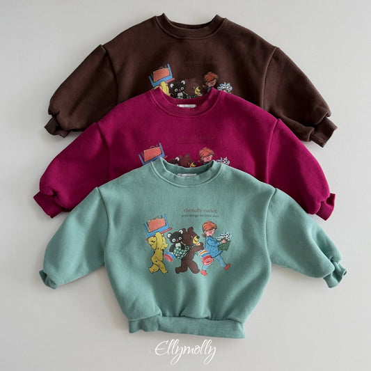 ［ellymolly］market friends sweatshirt