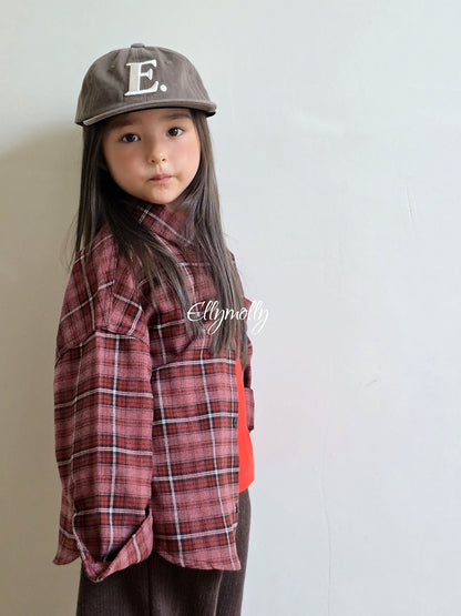［ellymolly］forest check shirt