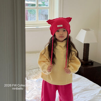 ［ninibello］teletubby fleece hoodie