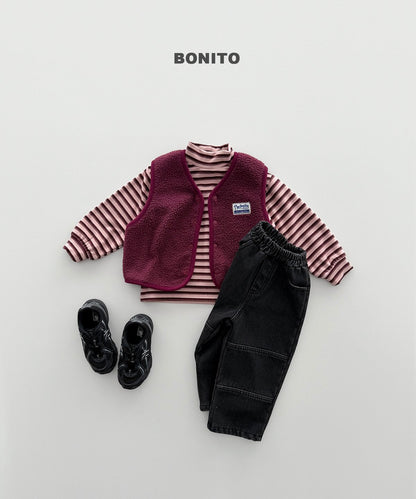 ［BONITO］fluffy boucle vest