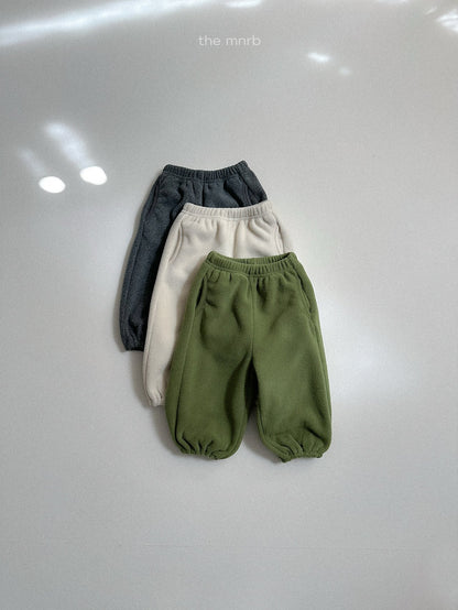［minirobe］teddy jogger pants