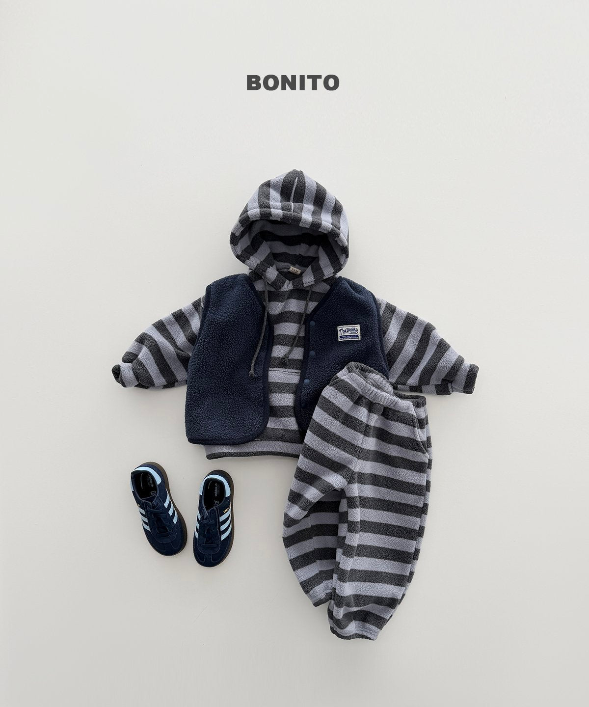 ［BONITO］bold fleece jogger pants