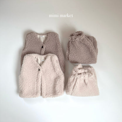 ［mimimarket］poodle vest
