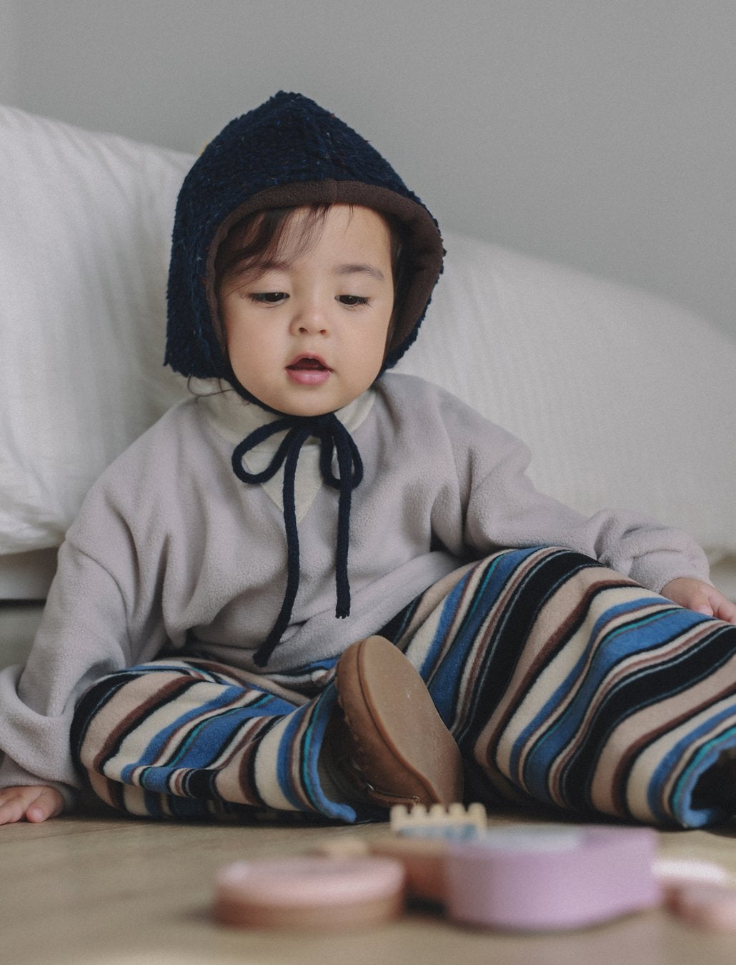 ［ONU］rainbow stripe pants