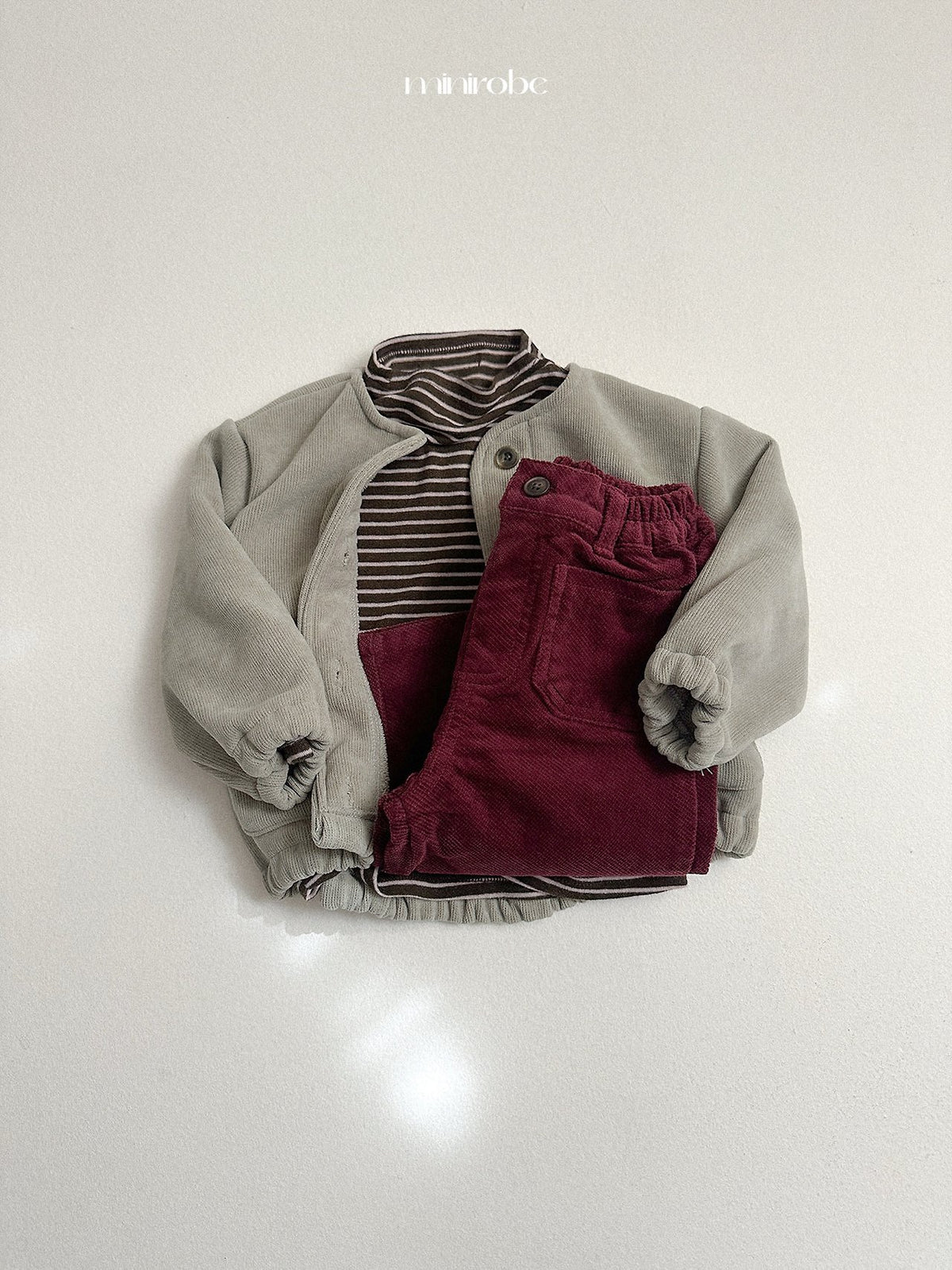 ［minirobe］kiko pocket pants
