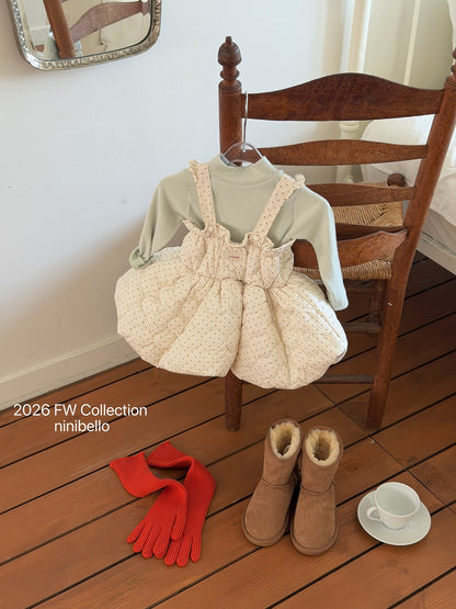 ［ninibello］picnic quilted dress