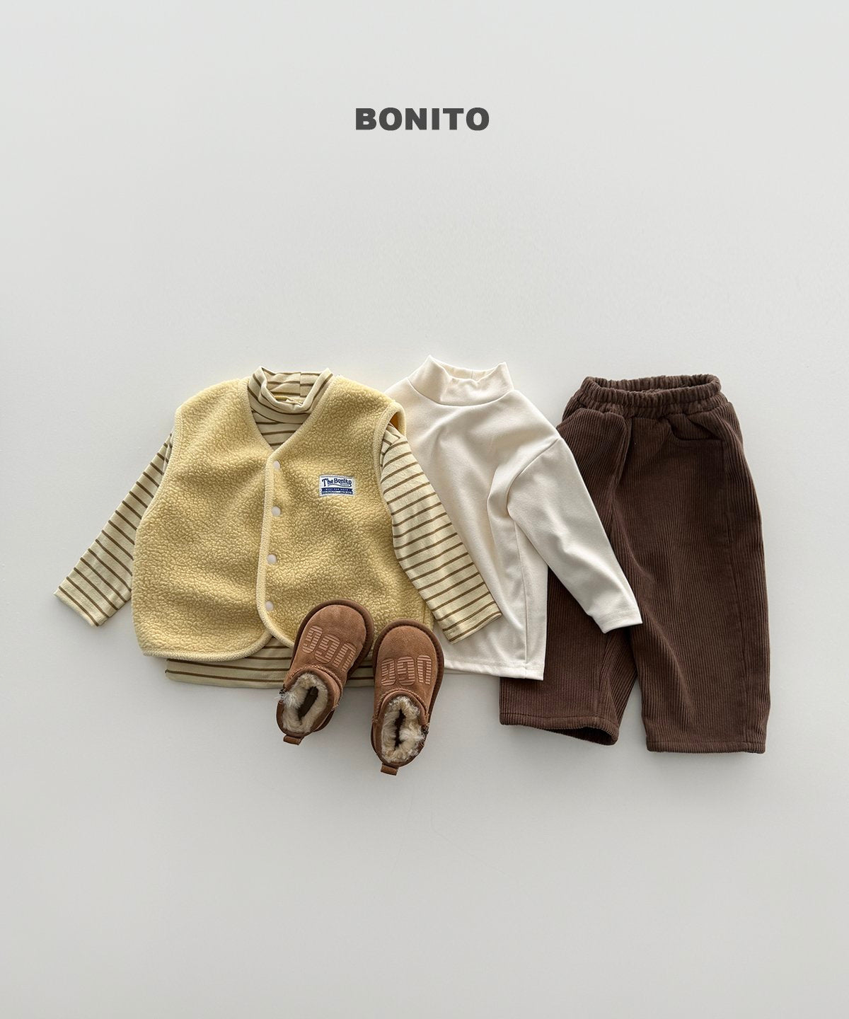 ［BONITO］fluffy boucle vest