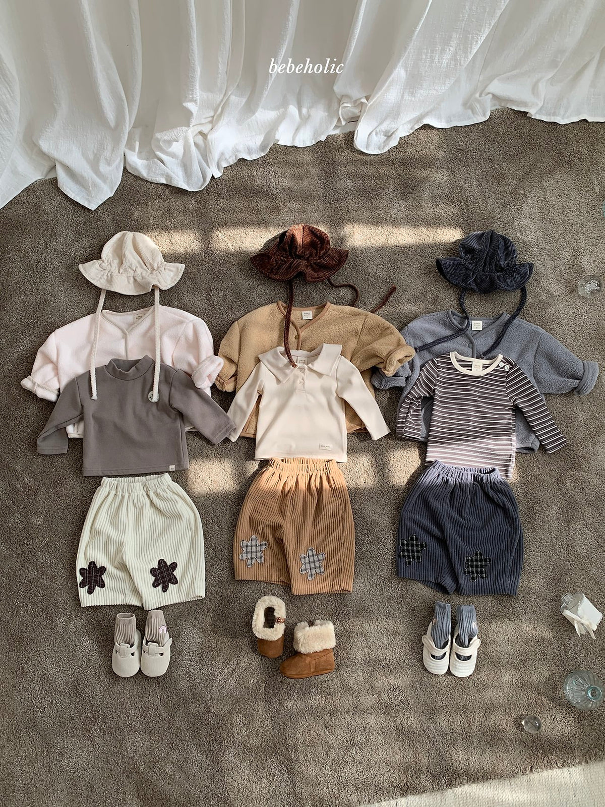 ［bebeholic］patch pants