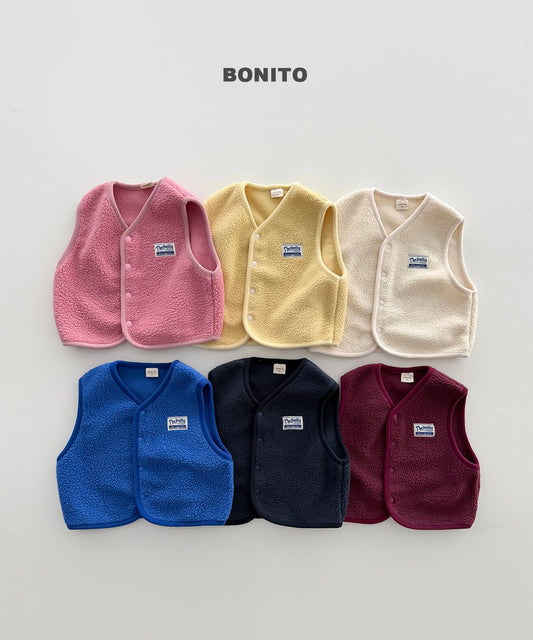 ［BONITO］fluffy boucle vest