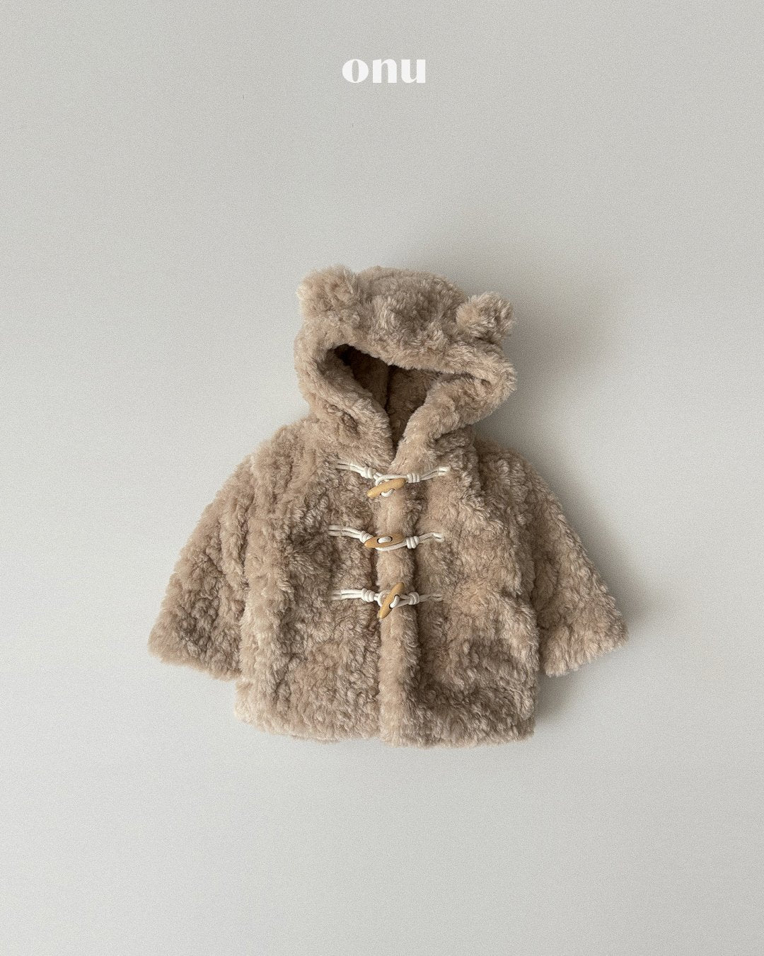 ［ONU］fur teddy coat