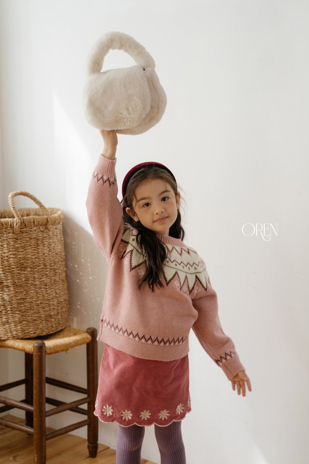 ［OREN］bella embroidered culotte pants
