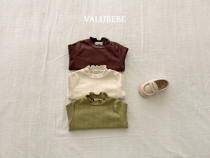 ［valubebe］winter fleece frill tee