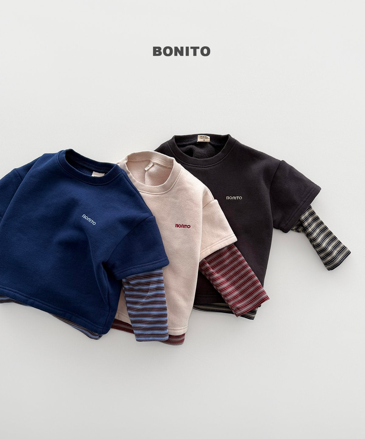 ［BONITO］layered short sleeve tee