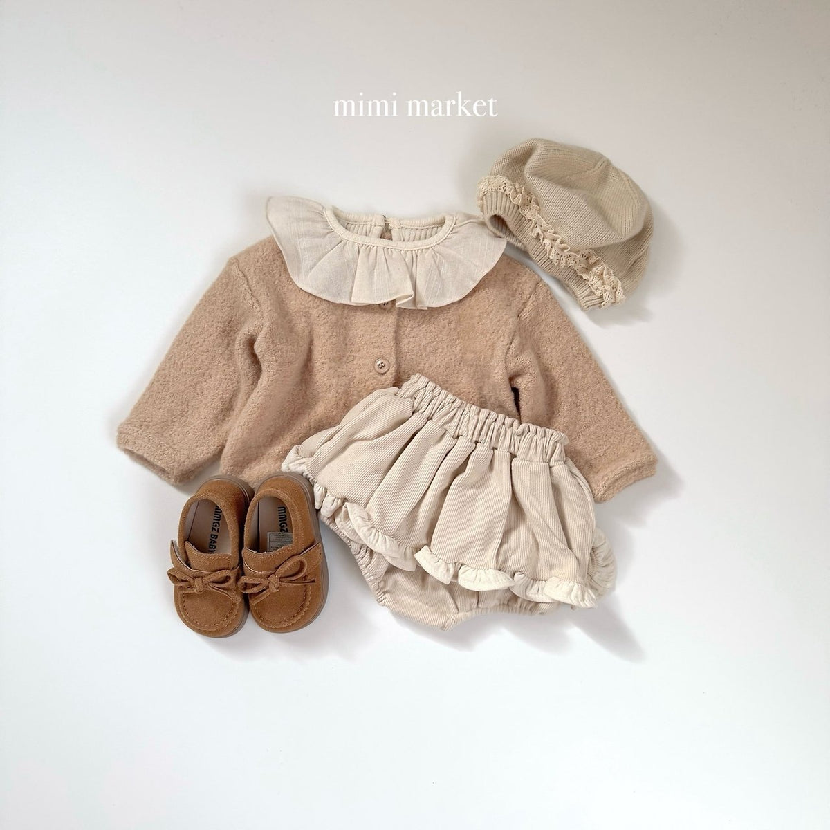 ［mimimarket］liz collar tee