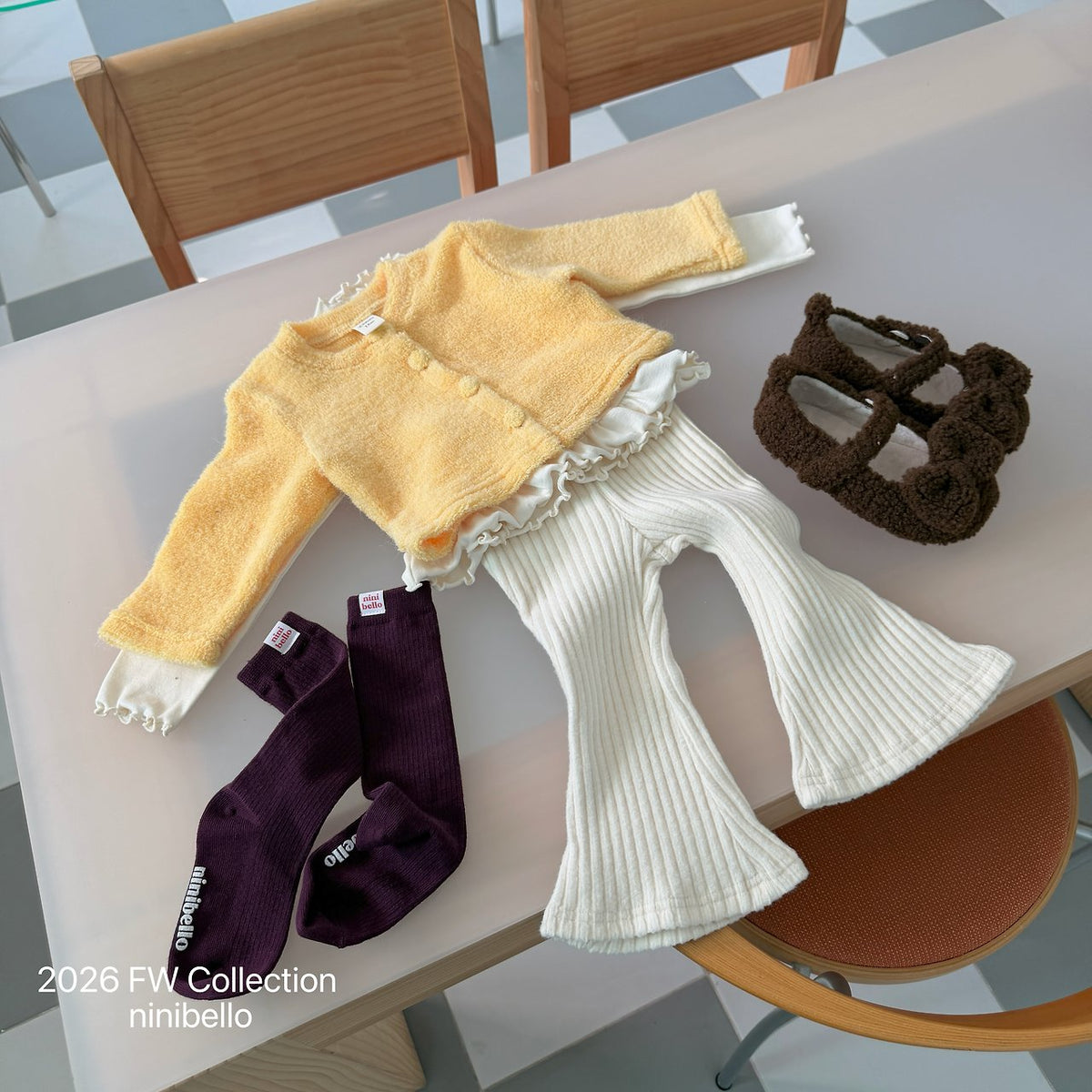 ［ninibello］toffee bebe boots cut pants