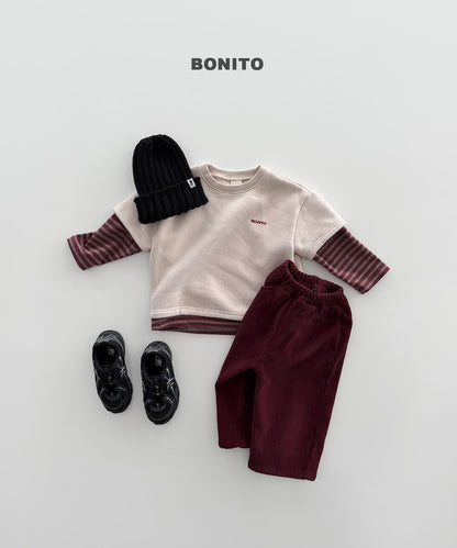 ［BONITO］layered short sleeve tee