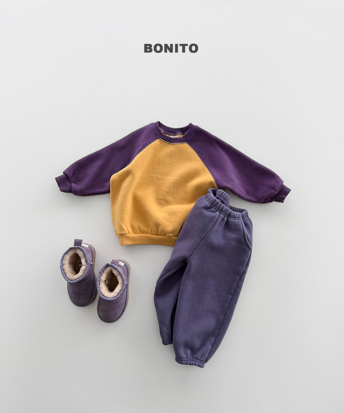 ［BONITO］color raglan sweatshirt