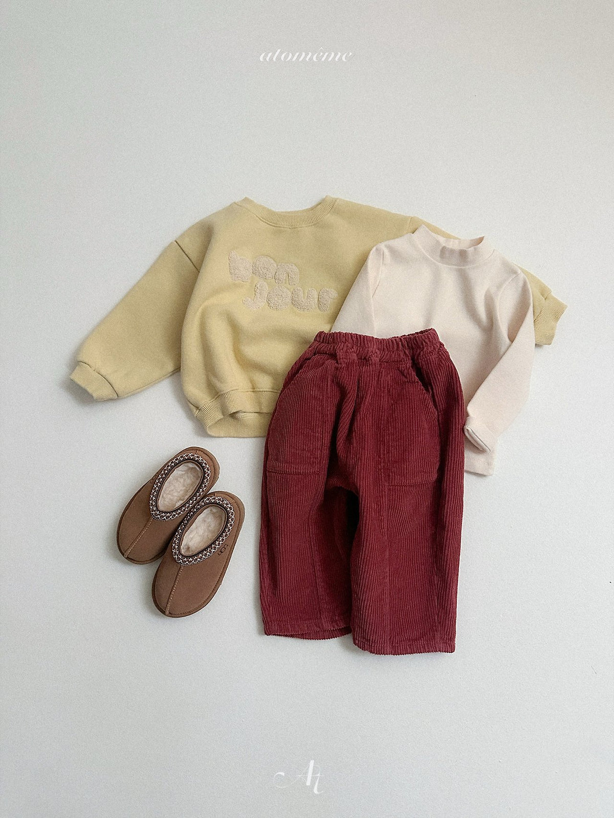 ［atomeme］bonjour sweatshirt