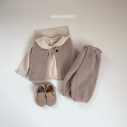 ［mimimarket］poodle vest