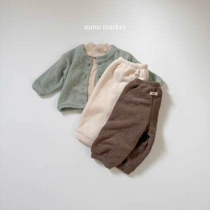 ［mimimarket］egg pintuck jogger pants