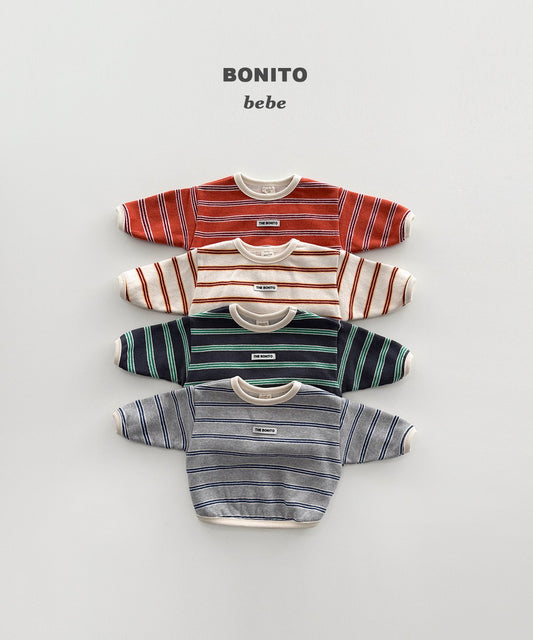 ［BONITO］seven stripe sweatshirt