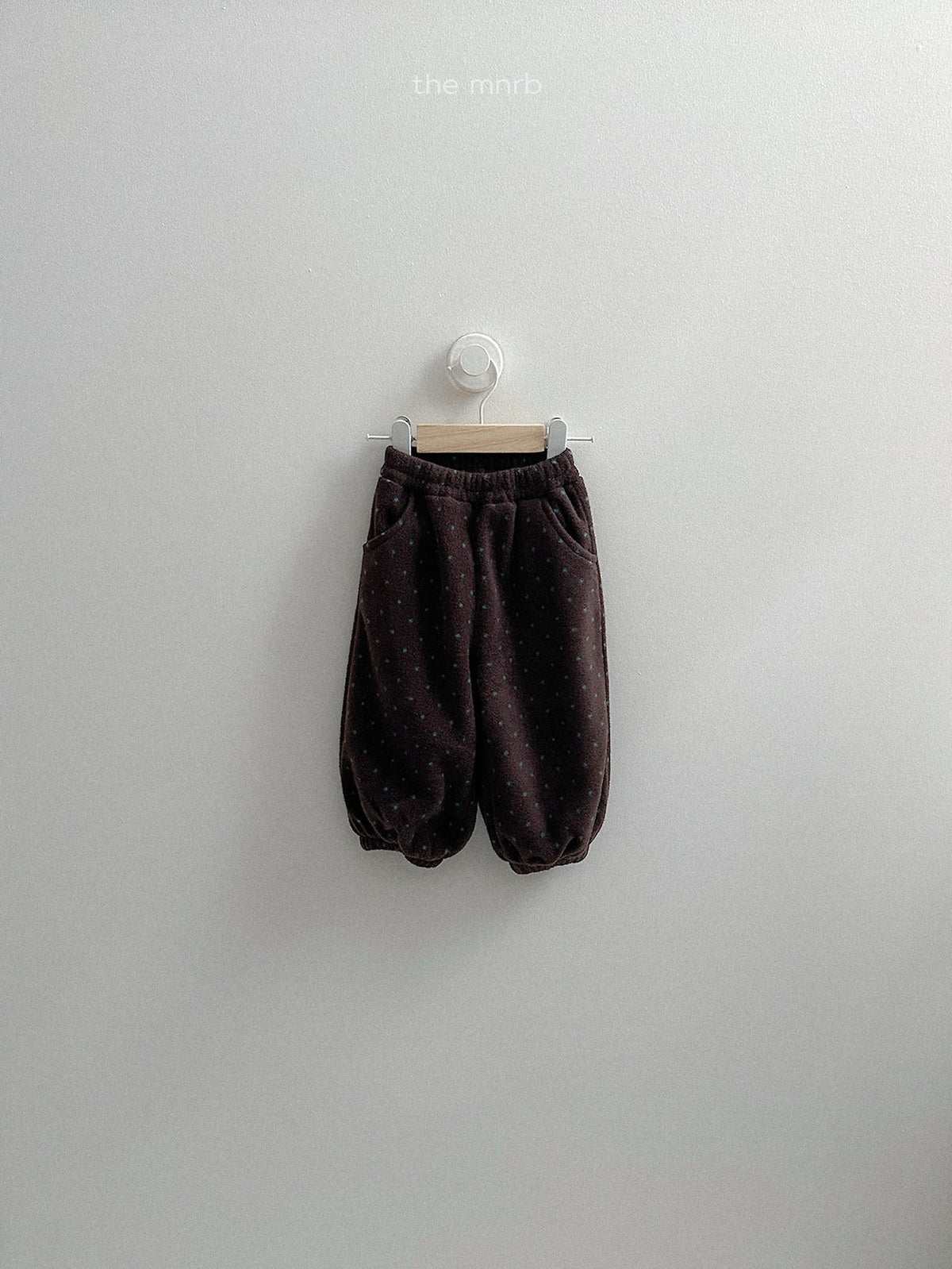 ［minirobe］fleece jogger pants