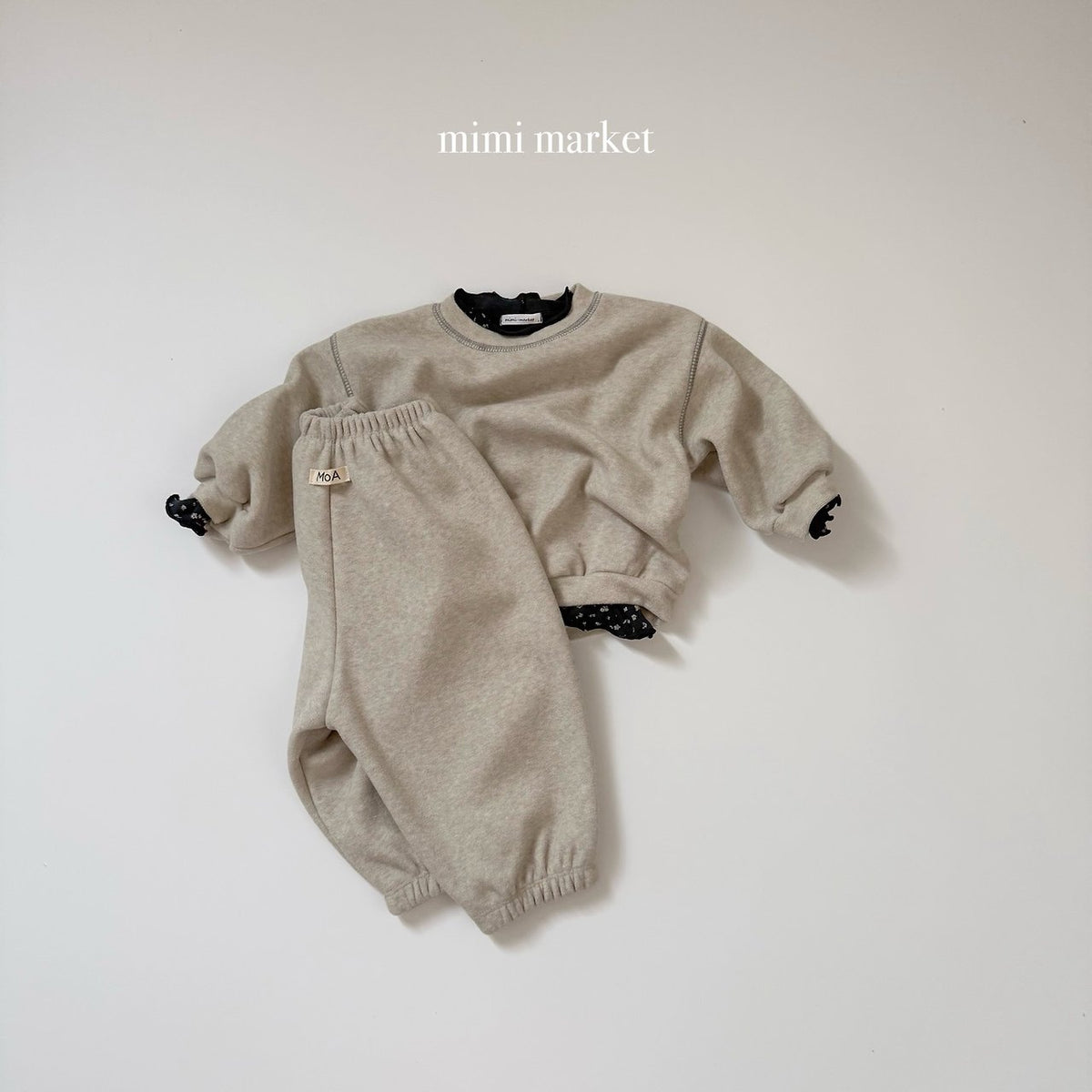 ［mimimarket］mink terry sweatshirt