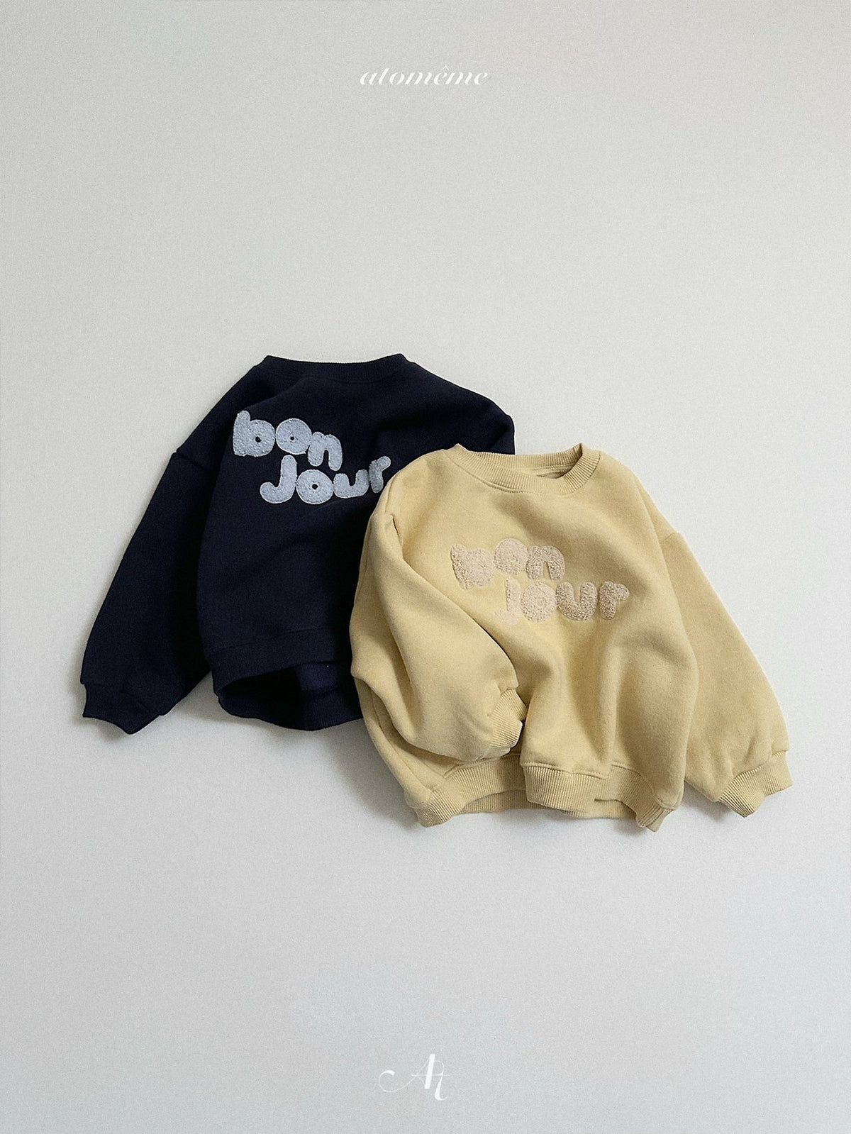 ［atomeme］bonjour sweatshirt