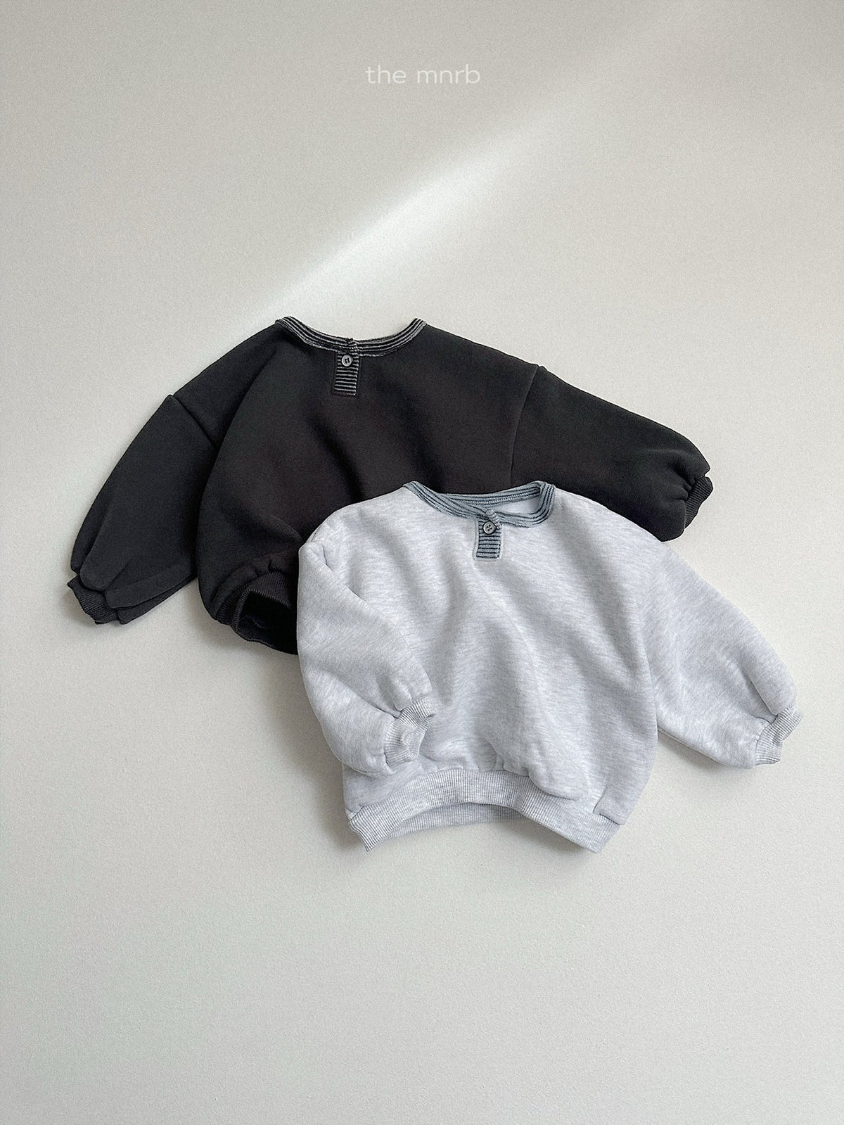 ［minirobe］popo placket sweatshirt
