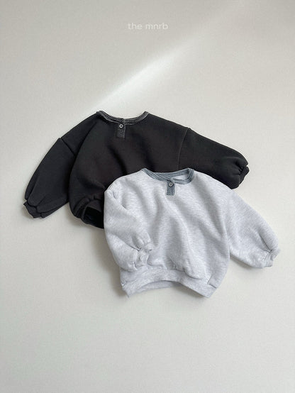 ［minirobe］popo placket sweatshirt