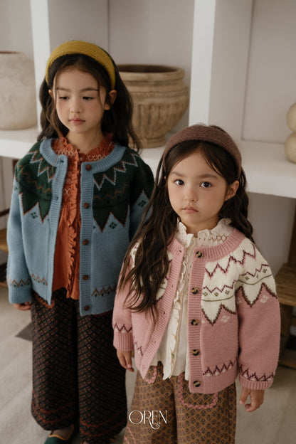 ［OREN］oslo reversible knit cardigan