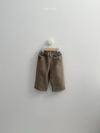 ［minirobe］winter basic straight pants